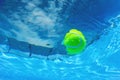 Tennis Summer Concept, Tennis Ball Underwater, Swimming Pool, SummerÃÂ Tennis Camp